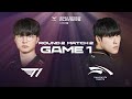 T1 vs HLE Game 1 Highlights | 04.04 | Woori Bank 2024 LCK Spring Playoffs