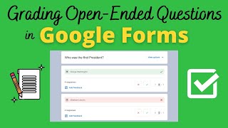Grading Short Answer Questions in Google Forms Wealth
