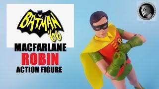 Mcfarlane Batman classic TV series Robin action figure (batman 66) unboxing review