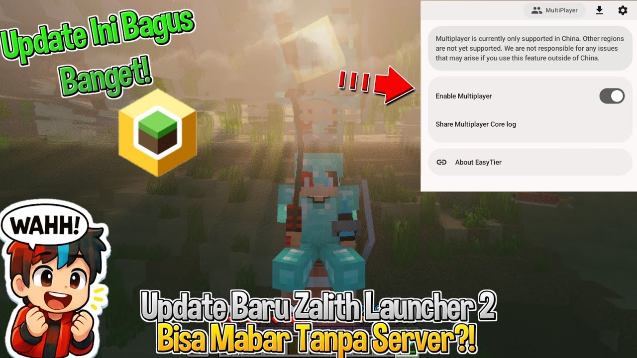 Update Baru Zalith Launcher 2! Bisa Mabar Jarak Jauh Tanpa Server?! Performa Makin Bagus! Buru Coba!