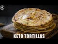 Keto Tortillas | How to make Keto Tortillas with almond flour (ONLY 1 NET CARB)