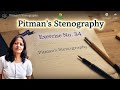 (28) Exercise No 34 of Pitman's Stenography Book
