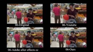 Video Stabilization Based On Adaptive Local Subspace of Feature Point Classification