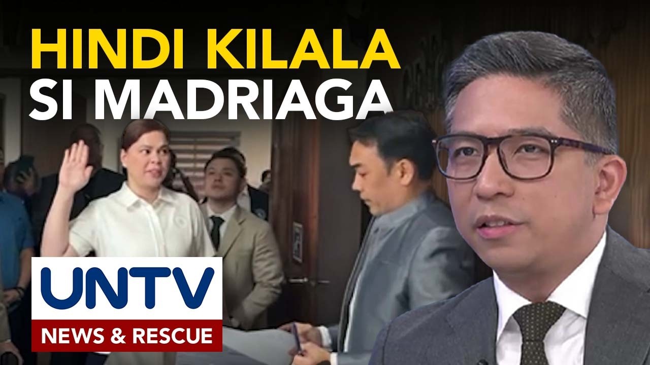 VP Sara Duterte, naghain ng reklamong perjury laban kay Ramil Madriaga