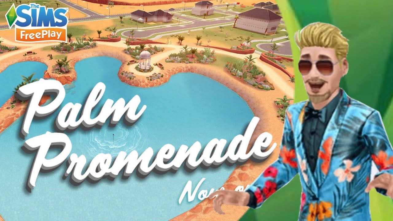 Palm Promenade Sim Spring Event Sims FreePlay YouTube