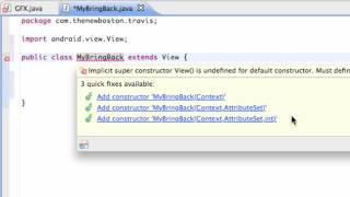 Android Application Development Tutorial   63   Using a Constructor to pass Context
