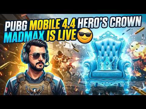 MAD MAX X' is Live ➤ ||  Rush Gameplay PubgMobile 4.4  || Ultra HD 120 FPS || MMX333