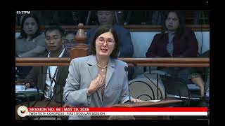 Pia Cayetano EMOSYONAL na sinagot si Risa Hontiveros