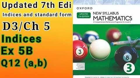 D3 math|Ch 5|Ex 5B|Q12_a_b|New Updated 7th Edition|New Oxford Mathematics 3|Sir Sajid Mehmood