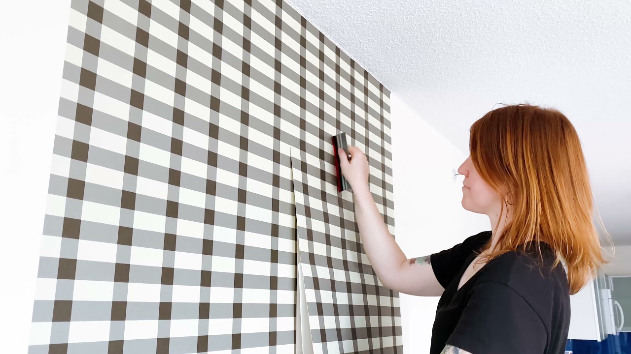 How to Apply REAL Wallpaper … in a Rental! - City Chic Decor