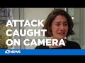 40 seconds of of terror. Surveillance video as woman fights off attacker