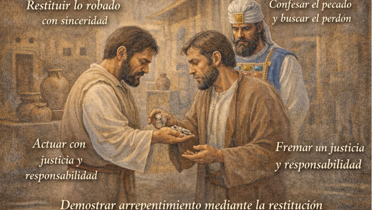 Levitico 3-6 La importancia de devolver lo robado en Levítico 6