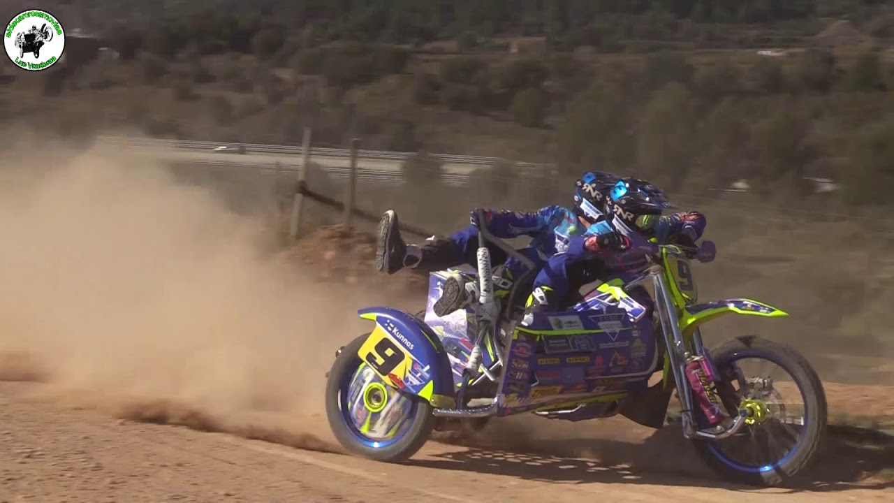 sidecarcross training Spain team #1  #9  23