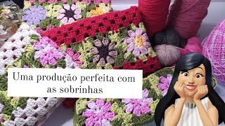 Uma produção perfeita com as sobrinhas de barbante (5 vídeo)#crochet #crochê #croche #gratidãoadeus