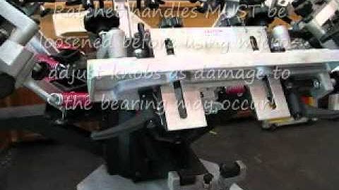 770 Screen Printer Ratchet Handle Overview