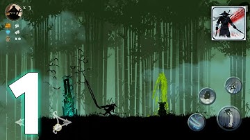 Ninja Arashi l Chapter 1 l Level 1 Gameplay Walkthrough l Android Gameplay