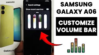 Samsung A06 : How to Customize Volume Bar UI - Install Flex Bar