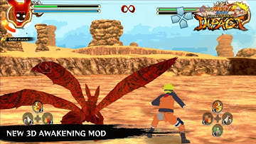 NEW 3D NARUTO UZUMAKI  "4 TAILS MODE" Naruto Shippuden : Ultimate Ninja Impact