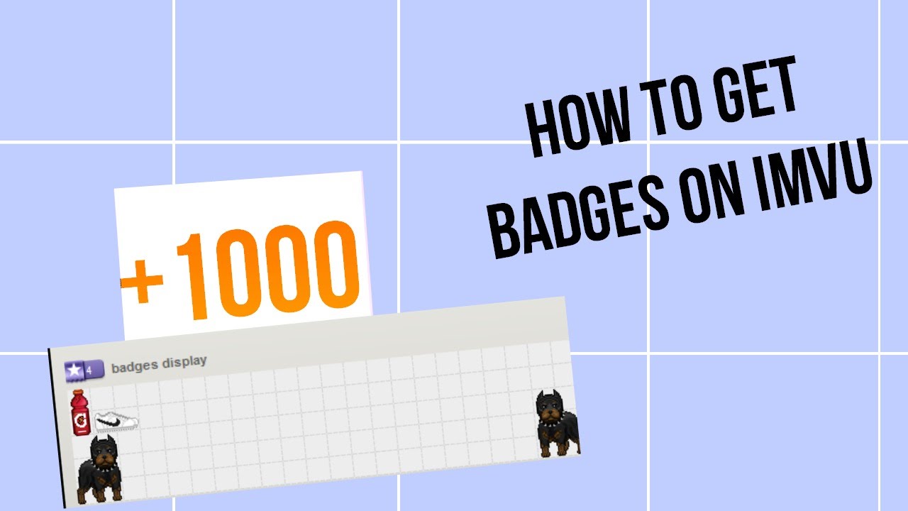 How To Get Badges On IMVU