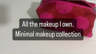 My minimal makeup collection. All the makeup I own. All drugstore.