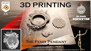 3D Printing the Fenix pendant 3D Jewelry ROHRBACH