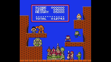 Tetris. NES. B-type. Walkthrough