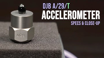 Accelerometer, Single axis, Charge, 100pC/g, High-Sensitivity - Model A/29/T from DJB Instruments