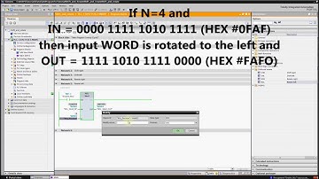 PLC programming tutorial TIA Portal - 12. Shift and rotate (Part 2/2)