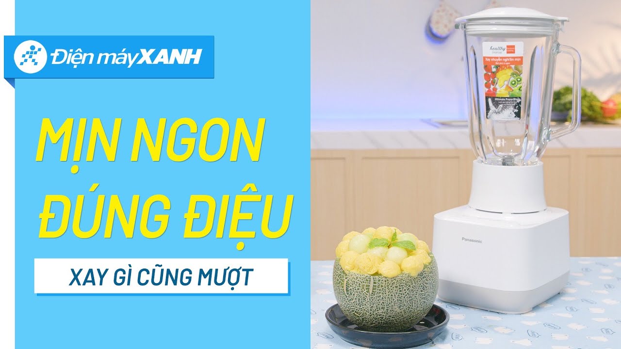 Máy xay sinh tố Panasonic: thách thức mọi nguyên liệu (MX-MG53C1CRA) • Điện máy XANH