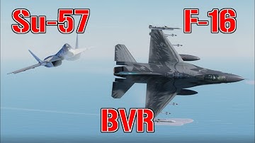 F-16C Viper VS Su-57 Felon BVR