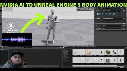 NVIDIA AI Audio to Unreal Engine 5 Body Animation