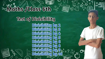Playing with numbers/ Test of Divisibility / Class 6th | Activity Classes