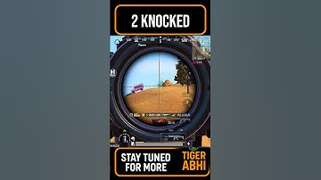 One Spray = Double Knock 💀 | 1v2 Clutch | BGMI #bgmi #1v2clutch #tigerabhi