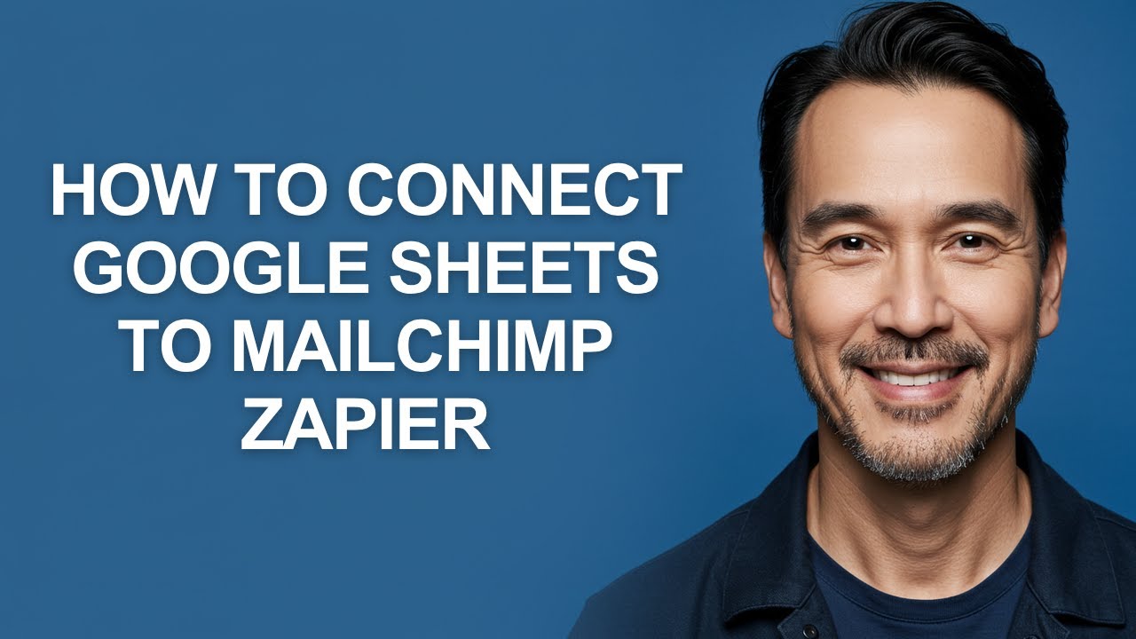 How to Connect Google Sheets to Mailchimp Zapier - KevinHowTo - YouTube