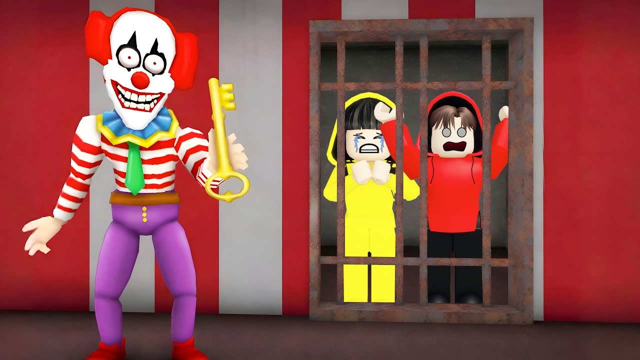 Yuta, Mio Dan Baby Celine Dikejar Badut Karnaval Paling Horror || ROBLOX