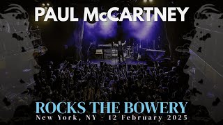 Paul McCartney - Live in New York City, NY (February 12th, 2025)