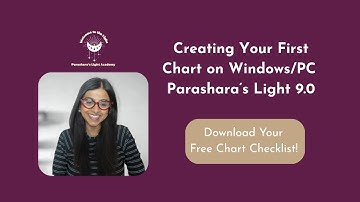 How to Create Your First Chart in Parashara’s Light 9.0 (Windows PC) #parasharaslighttutorial