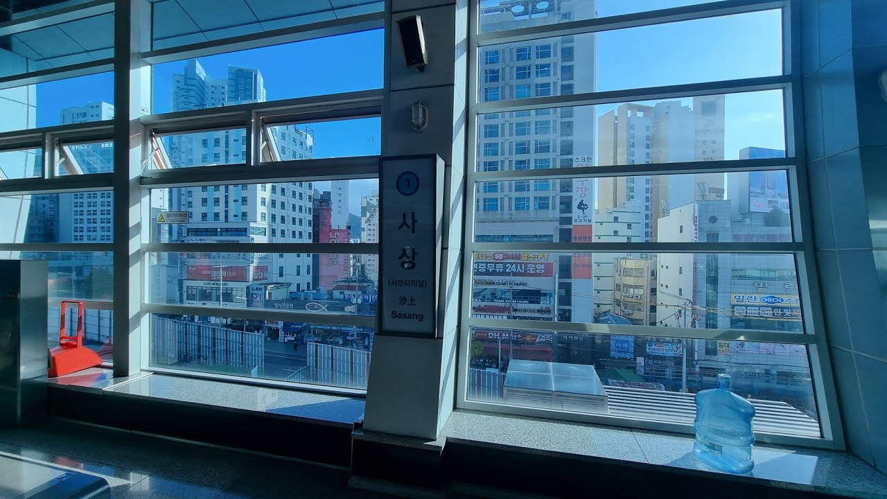 [4K60FPS] 부산-김해경전철 가야대 - 사상 전구간 주행영상 / 釜山-金海軽電鉄 IGBT(三菱) 加耶大-沙上 前面展望