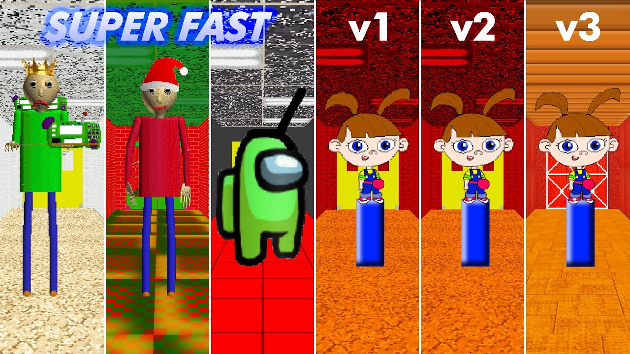 Everyone is Baldi's 7 Horror Mods - ALL PERFECT! #1 