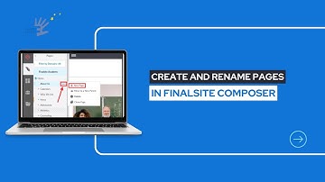 Create and Rename Pages on your FInalsite Website
