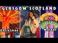 Glasgow City Centre Christmes Market | Scotland Christmas Market 4k walk 2024