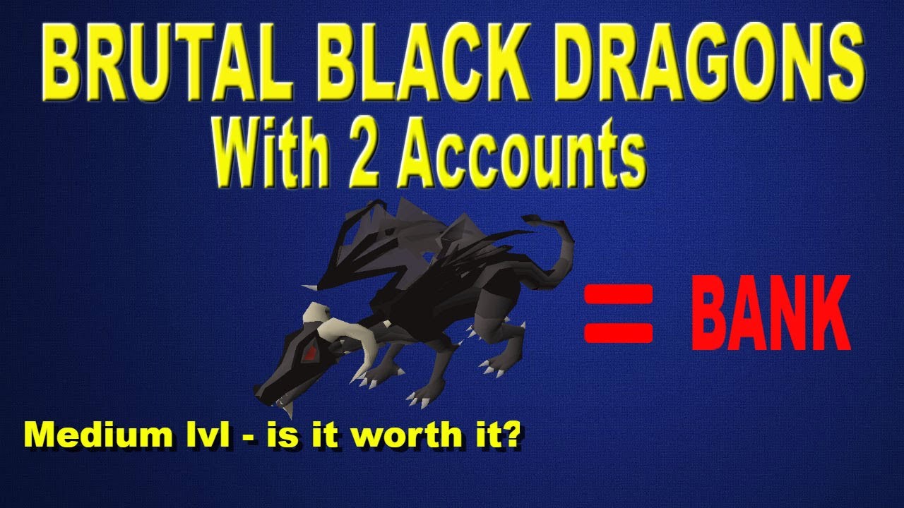 money making black dragons