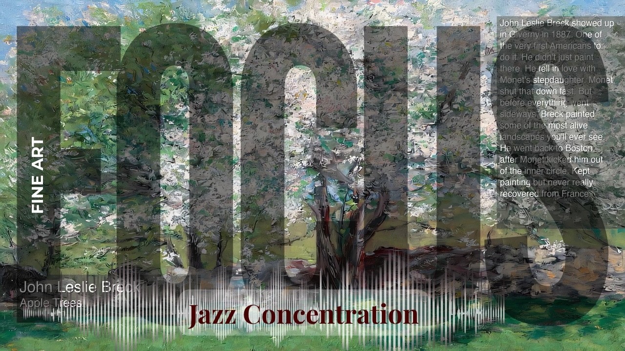 Focus - Jazzy Concentration with Fine Art | Leslie Breck · Apple Trees & others