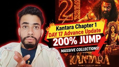 Kantara Chapter 1 Day 17 Final Advance Booking | Kantara 2 total collection | Kantara Box Office