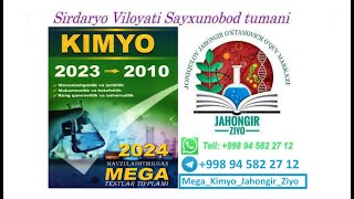 📘Mega Kimyo 2023-2010 yil to'plami video yechimi 📌37-Oleum 70-test