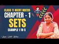 Class 11 Maths Chapter 1 Sets Examples 1 to 5 | Roster Form & Set Builder Form | @learnwithrohini