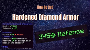 Hypixel Skyblock | How to Easily Get HARDENED DIAMOND Armor!