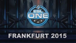 EG vs Secret ESL One Frankfurt 2015 Lan Game 2 bo5