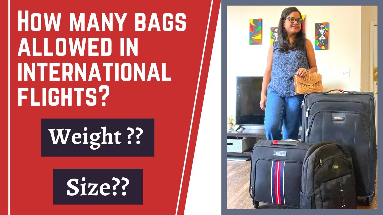 How Many Luggage Bags are Allowed on International Flights  