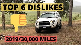 Top 6 Things I dislike about my 2019 TRD Off Road Premium 4Runner:  30,000 miles Review (Revised) by Soaring Eagle Outdoors 84,271 views 3 years ago 7 minutes, 30 seconds